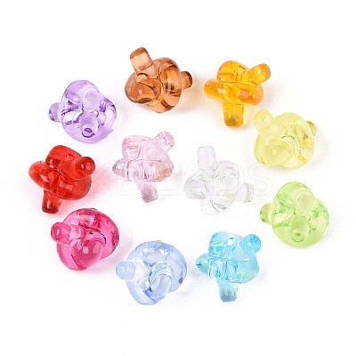 Transparent Acrylic Beads X-TACR-T030-03M-1