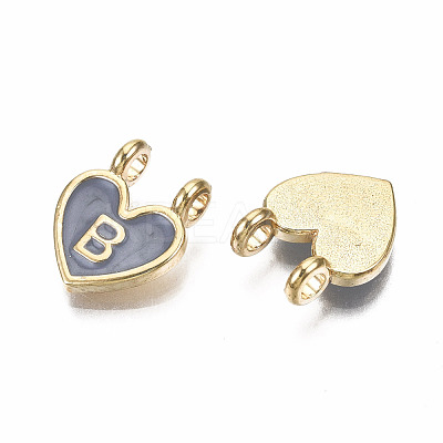 Alloy Enamel Charms X-ENAM-T012-02B-RS-1