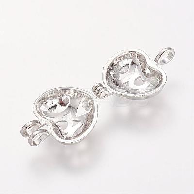 Alloy Locket Pendants PALLOY-S094-43P-1