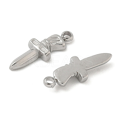 304 Stainless Steel Pendants STAS-D127-21B-P-1
