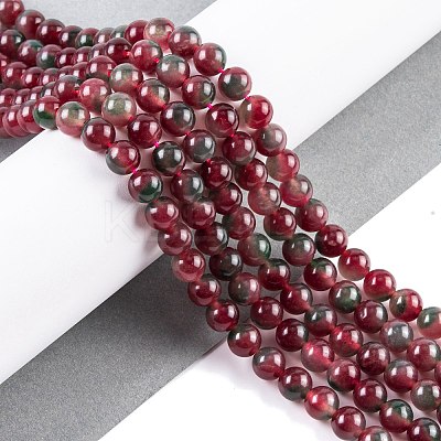 Natural Malaysia Jade Beads Strands G-A146-8mm-C13-1