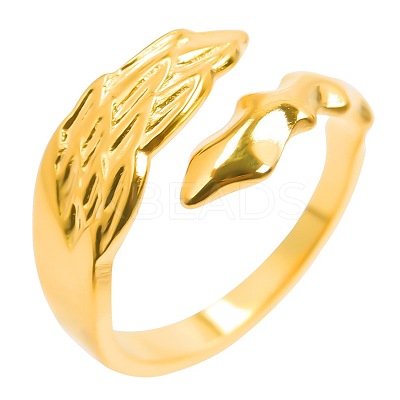 Vintage 304 Stainless Steel Wing Couple Rings RM5946-2-1