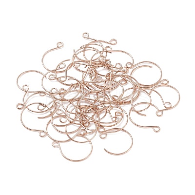 Ion Plating(IP) 304 Stainless Steel Earring Hooks STAS-L216-02A-RG-1