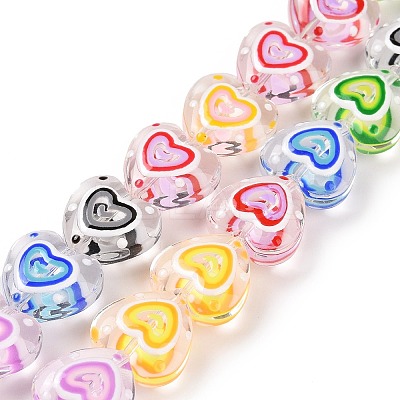 Handmade Lampwork Beads Strands LAMP-E033-04H-1