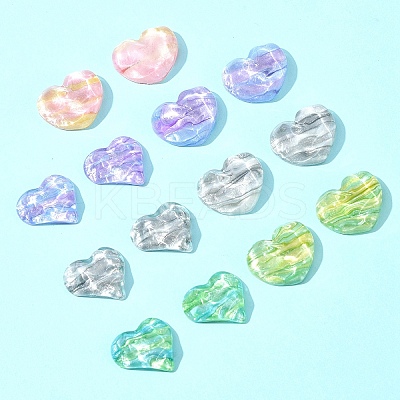 14Pcs 7 Styles Translucent Resin Decoden Cabochons CRES-FS0001-16-1