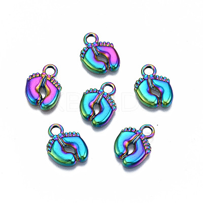 Rainbow Color Alloy Charms PALLOY-N163-106-NR-1