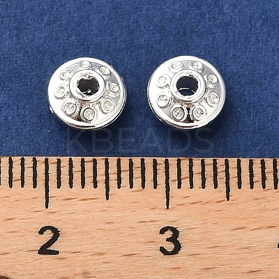 Long-Lasting Plated Alloy Beads PALLOY-A006-22S-1