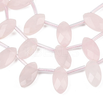 Natural Madagascar Rose Quartz Beads Strands G-P607-A06-01-1