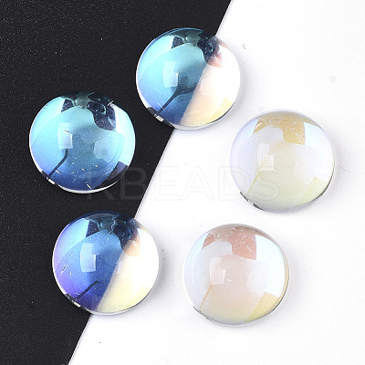 Transparent Glass Cabochons EGLA-N004-03B-01-1