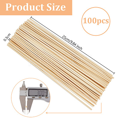 Round Bamboo Sticks WOOD-WH0030-83C-1