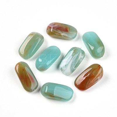 Transparent Acrylic Beads TACR-T028-36A-1