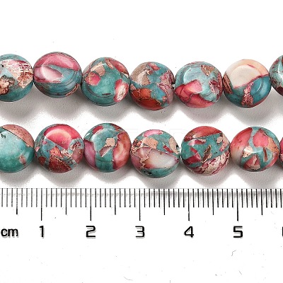 Synthetic Regalite/Imperial Jasper/Sea Sediment Jasper Beads Strands G-F765-M01-01-1