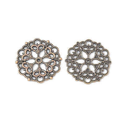 Tibetan Style Filigree Joiners Links LS-TIBE-A11623-R-FF-1