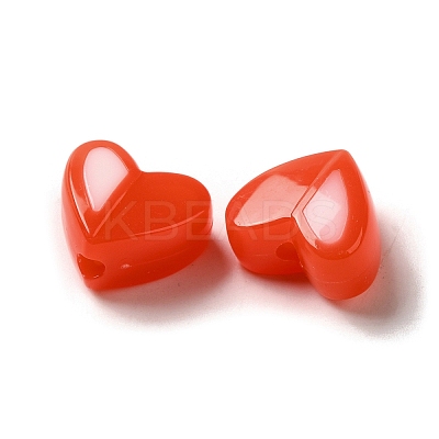 Imitation Jelly Acrylic Opaque Beads SACR-R741-01A-1