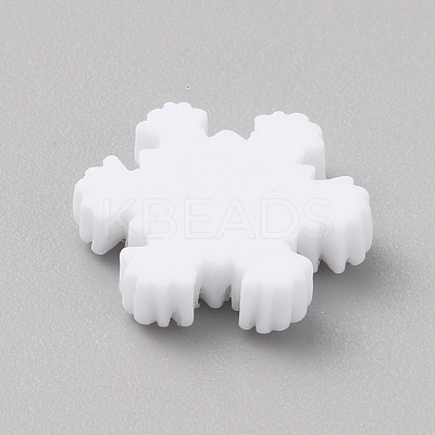 Christmas Opaque Resin Cabochons RESI-WH0038-06B-1