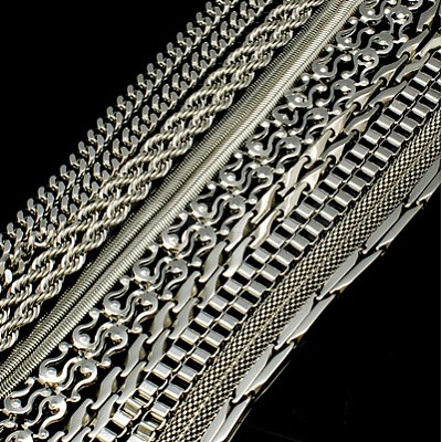 Non-Tarnish 304 Stainless Steel or 201 Stainless Steel Necklace for Men Women STAS-C042-04-1