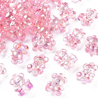 Transparent Acrylic Pendants MACR-S373-113-C07-1