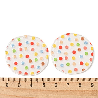 Opaque Acrylic Pendants BACR-D002-12C-1