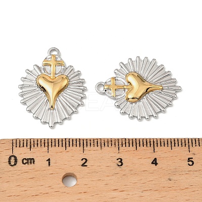 304 Stainless Steel Pendants STAS-T068-73GP-1