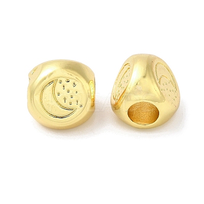 Eco-Friendly Rack Plating Brass European Beads KK-F854-01G-02-1