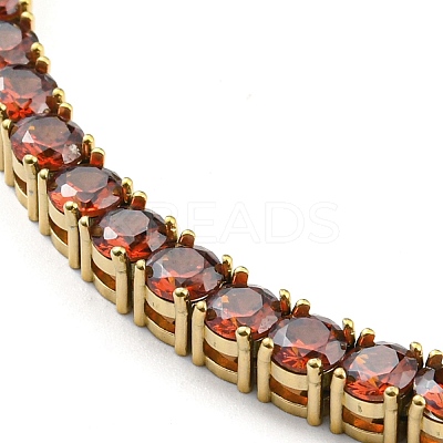 Rhinestone Bracelet BJEW-C049-01G-02-1