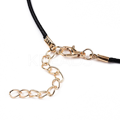 Waxed Cotton Cord Necklace Making LS-MAK-YWC0001-01KC-01-1