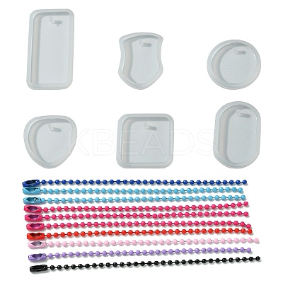 6Pcs 6 Styles DIY Silicone Molds DIY-YW0007-63-1
