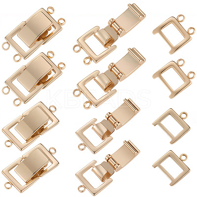 6Pcs 2 Style Brass Watch Band Clasps KK-SC0006-73-1