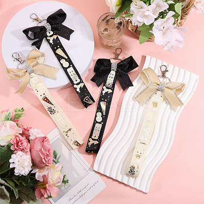4Pcs 2 Colors Cloth Bowknot Pendant Decoration FIND-CA0010-24B-1