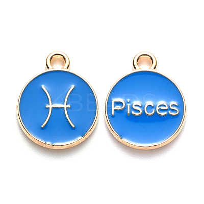 Alloy Enamel Pendants ENAM-S124-01A-02H-1