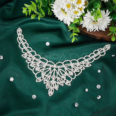1Pc Alloy Rhinestone Bridal Bouquet Decoration Accessories FIND-FG0002-76-1