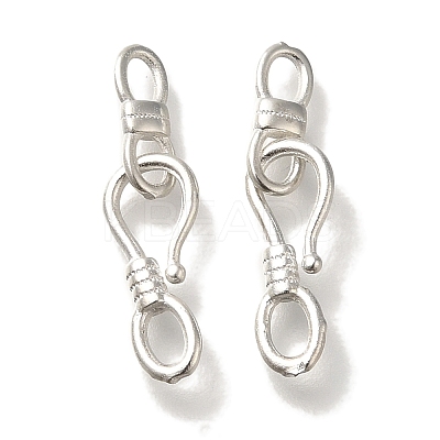Brass S-Hook Clasps KK-H502-09S-1
