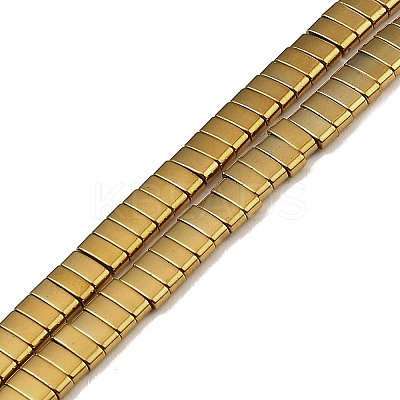 Electroplated Non-magnetic Synthetic Hematite Beads Strands G-G089-A02-04-1