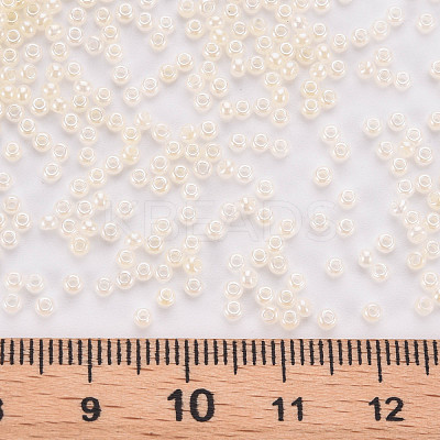 12/0 Imitation Jade Glass Seed Beads SEED-S049-A-002-1
