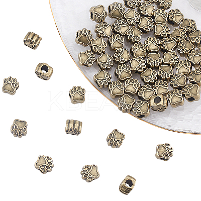 Tibetan Style Alloy European Beads MPDL-PH0001-11AB-1