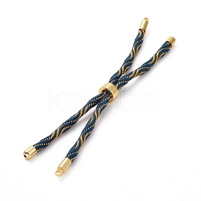 Nylon Cord Silder Bracelets MAK-C003-03G-22-1