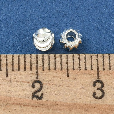 Rack Plated Brass Beads KK-T071-07S-03-1