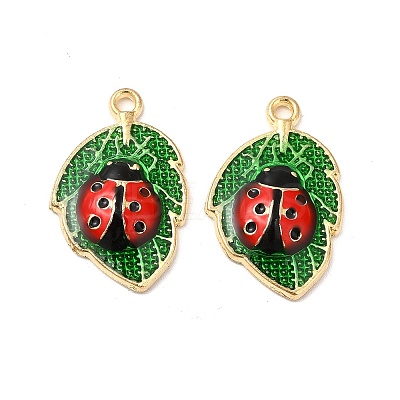 Alloy Enamel Pendants X-ENAM-C005-21G-1