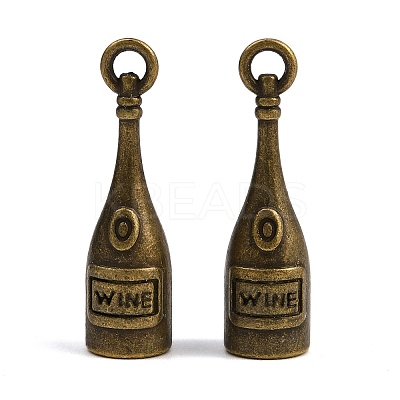 Tibetan Style Alloy Pendants TIBE-B003-18AB-1
