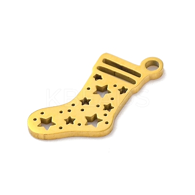 Christmas 201 Stainless Steel Pendants STAS-Q015-04G-1