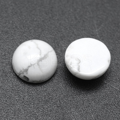 Synthetic Howlite Cabochons G-E492-H-12-1