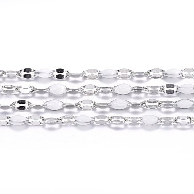 304 Stainless Steel Link Chains CHS-F002-B04-1