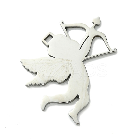 Non-Tarnish 201 Stainless Steel Pendants STAS-D095-01P-1