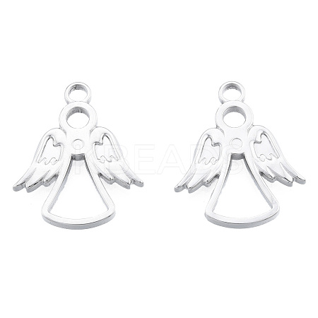 Non-Tarnish 201 Stainless Steel Pendants STAS-N098-255P-1