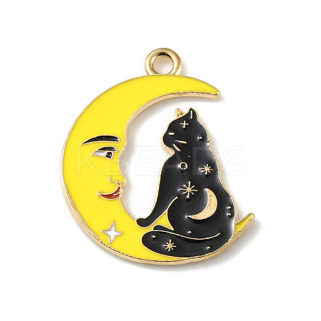 Alloy Enamel Pendants ENAM-E009-01KCG-05-1