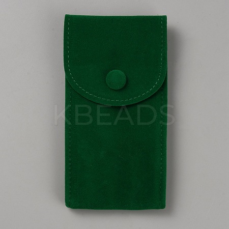 Rectangle Velvet Single Watch Storage Bag ABAG-WH0038-63A-1