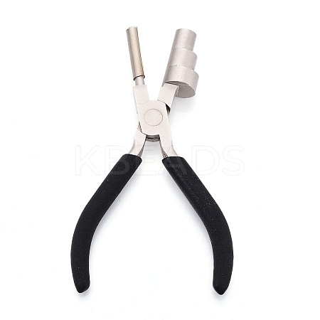 65# Steel Concave and Round Nose Pliers with Non-Slip Comfort Grip Handles TOOL-N008-03-1