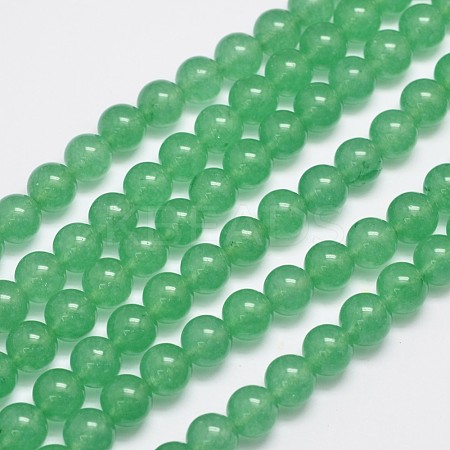 Natural & Dyed Malaysia Jade Bead Strands G-A146-10mm-A04-1