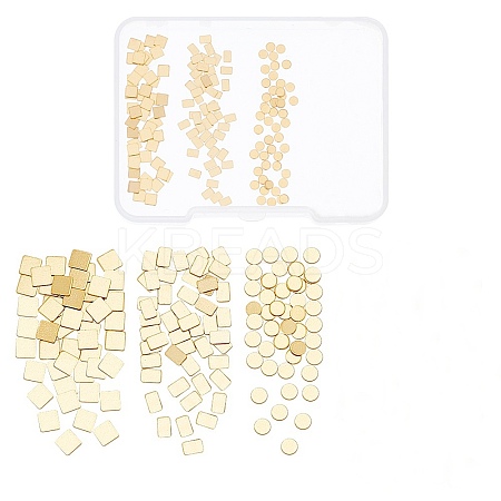 150Pcs 3 Style Gold Plated Brass Chip Solder DIY-PH0010-47-1