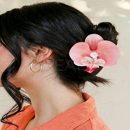 4Pcs 4 Colors Cloth Alligator Hair Clips PHAR-LP0002-32-1